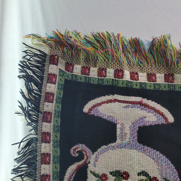 Goodwin Weavers The Edith Collection Throw Blanket 14900 Santa Claus Christmas - Picture 5 of 9